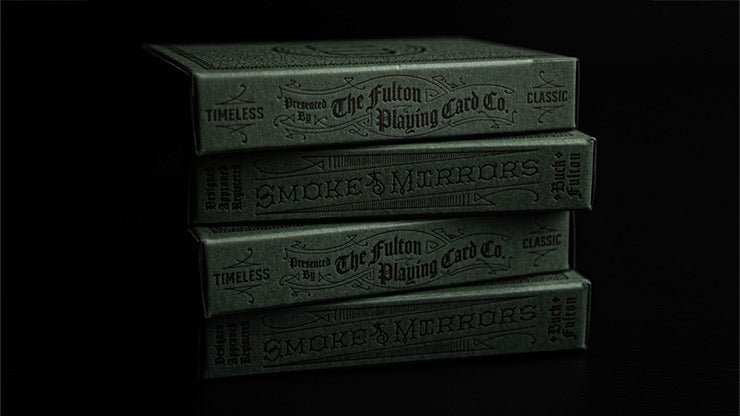 Smoke & Mirrors Anniversary Edition: Green Playing Cards by Dan & Dave - Brown Bear Magic Shop