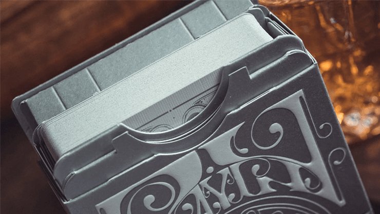 Smoke & Mirrors V8, Silver Deluxe Edition Playing Cards by Dan & Dave - Brown Bear Magic Shop