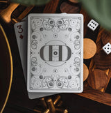 Smoke & Mirrors V8, Silver Standard Edition Playing Cards by Dan & Dave - Brown Bear Magic Shop