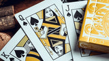 Smoke & Mirrors V9, Gold Edition Playing Cards by Dan & Dave - Brown Bear Magic Shop