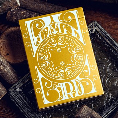Smoke & Mirrors V9, Gold Edition Playing Cards by Dan & Dave - Brown Bear Magic Shop