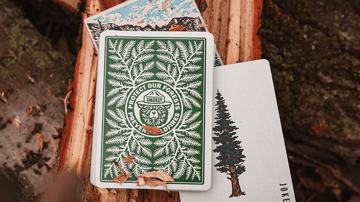 Smokey Bear Playing Cards by Art of Play - Brown Bear Magic Shop