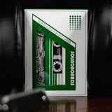 Soundboards V4 Green Edition Playing Cards by Riffle Shuffle - Brown Bear Magic Shop