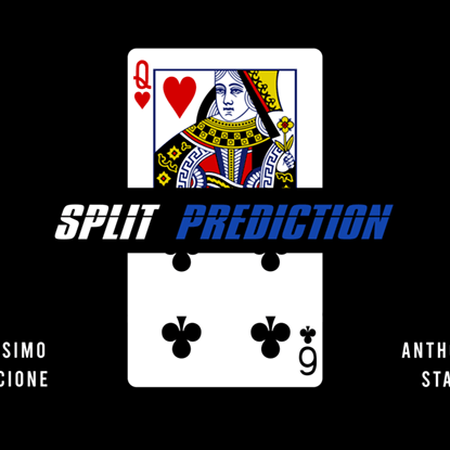 Split Prediction Blue by Massimo Cascione & Anthony Stan - Brown Bear Magic Shop