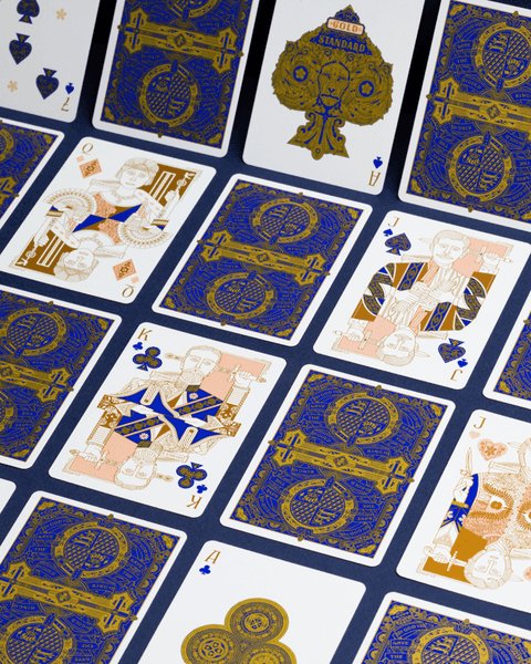 Standards Playing Cards - Sapphire Edition by Art of Play - Brown Bear Magic Shop