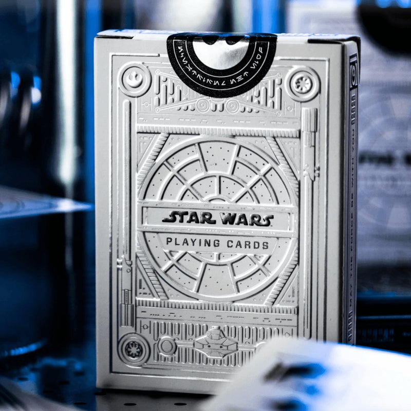 Star Wars Light Side Silver Edition Playing Cards (White) by theory11 - Brown Bear Magic Shop