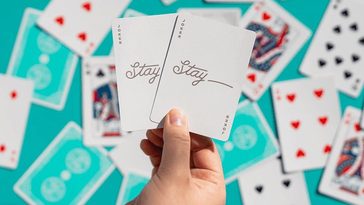 Stay Playing Cards by Patrick Kun - Brown Bear Magic Shop