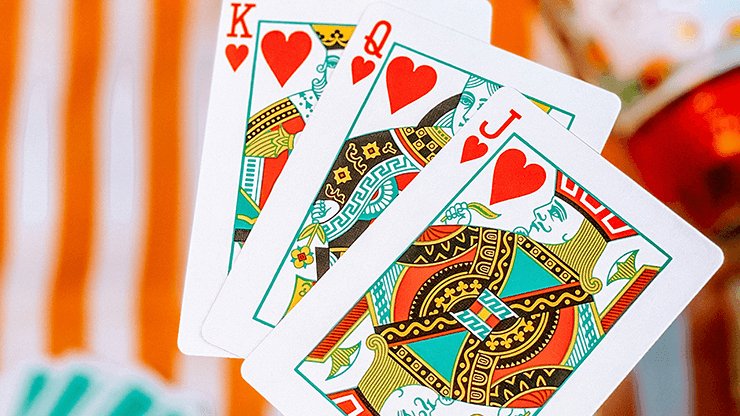 Summer NOC Pro Sunset Playing Cards - Brown Bear Magic Shop