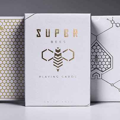 Super Bees Playing Cards - Brown Bear Magic Shop