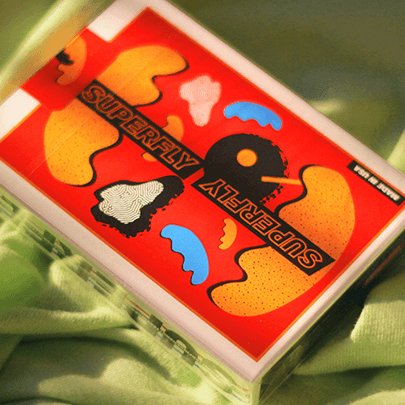 Superfly Butterfingers Red Playing Cards by Gemini - Brown Bear Magic Shop