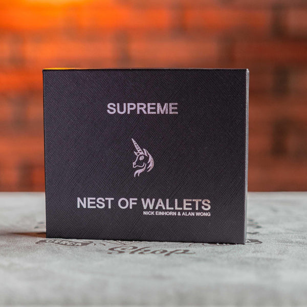 Supreme Nest of Wallets (AKA Nest of Wallets V2) by Nick Einhorn and Alan Wong - Brown Bear Magic Shop