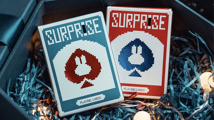 Surprise Deck V5 (Red) Playing cards by Bacon Playing Card Company - Brown Bear Magic Shop