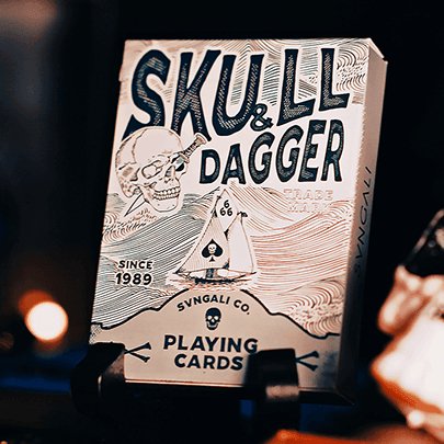 SVNGALI 06: Skull and Dagger Playing Cards - Brown Bear Magic Shop
