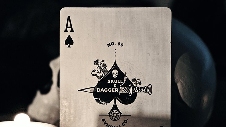 SVNGALI 06: Skull and Dagger Playing Cards - Brown Bear Magic Shop