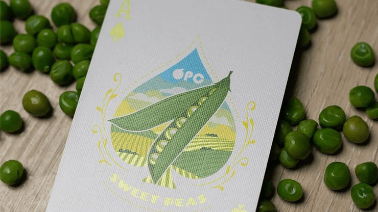 Sweet Peas Playing Cards by OPC - Brown Bear Magic Shop