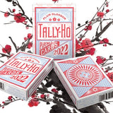 Tally-Ho Plum Blossom Playing Cards - Brown Bear Magic Shop