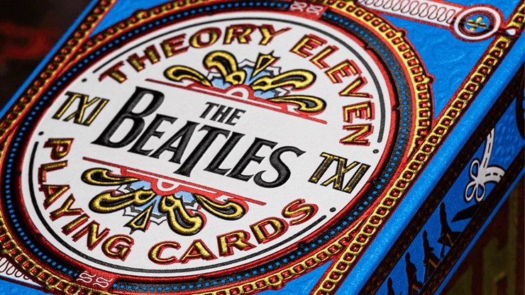 The Beatles Playing Cards - Blue by theory11 - Brown Bear Magic Shop