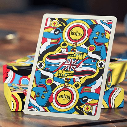 The Beatles Playing Cards by theory11 - Yellow Submarine - Brown Bear Magic Shop