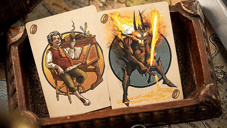 The Fellowship of the Ring Playing Cards by Kings Wild - Brown Bear Magic Shop