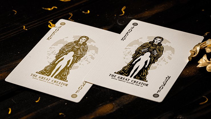 The Great Creator Foil Playing Cards by Riffle Shuffle - Brown Bear Magic Shop