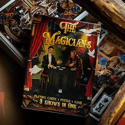 The Magicians Playing Cards, Card Game and Puzzle - Brown Bear Magic Shop
