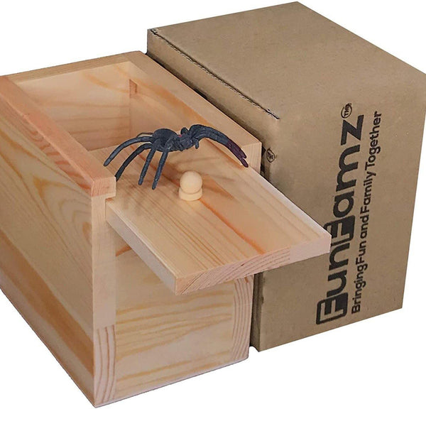 The Original Spider Prank Box by FunFamz - Brown Bear Magic Shop