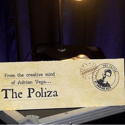 The Poliza by Adrian Vega - Brown Bear Magic Shop