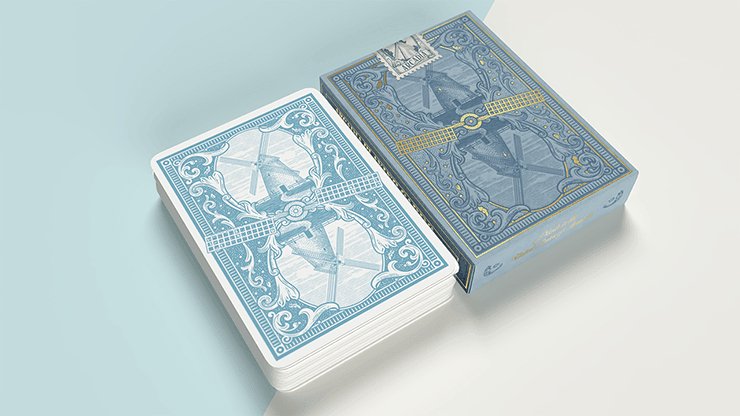 The Windmill Back Playing Cards - Brown Bear Magic Shop