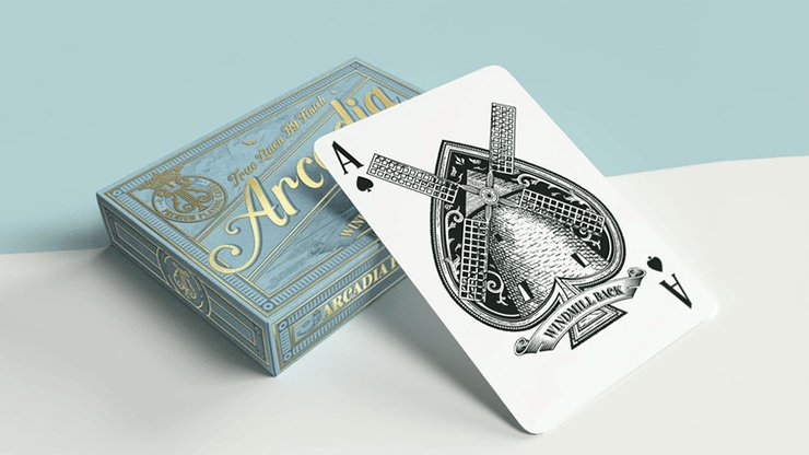 The Windmill Back Playing Cards - Brown Bear Magic Shop