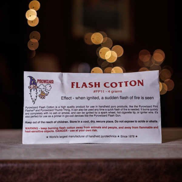 Theatre Effects Pyrowizard™ Flash Cotton - 4 grams - Brown Bear Magic Shop