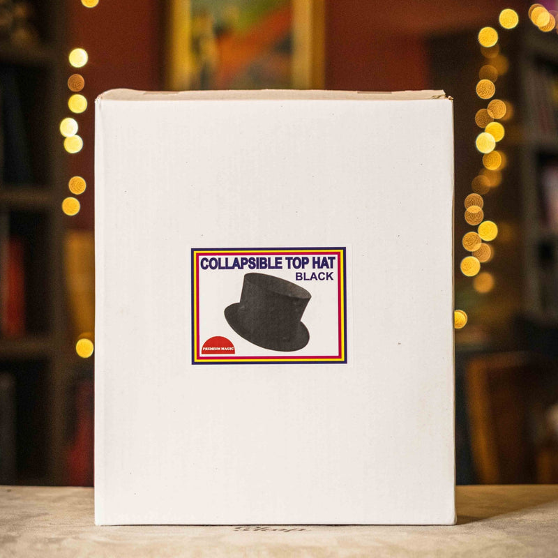 Top Hat Collapsible Premium Magic - Brown Bear Magic Shop