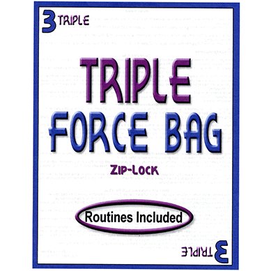 Triple Force ZIP LOCK Bag - Brown Bear Magic Shop