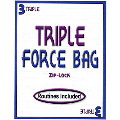 Triple Force ZIP LOCK Bag - Brown Bear Magic Shop