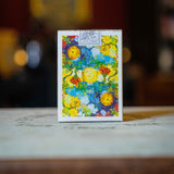Van Gogh Zinnias Playing Cards - Brown Bear Magic Shop