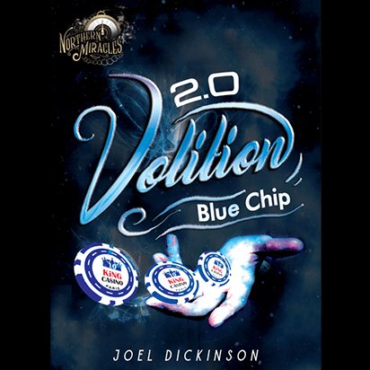 Volition blue chip by Joel Dickinson - Brown Bear Magic Shop