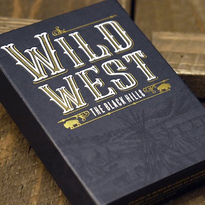 WILD WEST: The Black Hills Playing Cards - Brown Bear Magic Shop