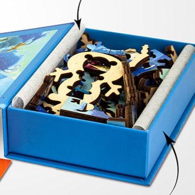 Winter Slides, 50 wooden puzzles - DaVICI - Brown Bear Magic Shop