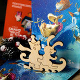 Winter Slides, 50 wooden puzzles - DaVICI - Brown Bear Magic Shop