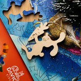 Winter Slides, 50 wooden puzzles - DaVICI - Brown Bear Magic Shop