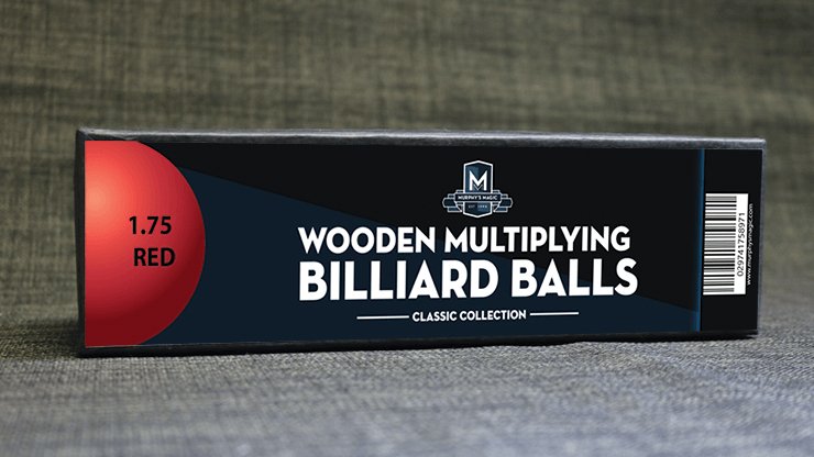 Wooden Billiard Balls by Classic Collections - Brown Bear Magic Shop