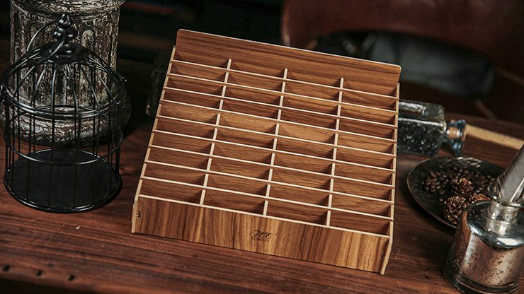Wooden (Large- 40 Decks) Playing Card Display by TCC - Brown Bear Magic Shop
