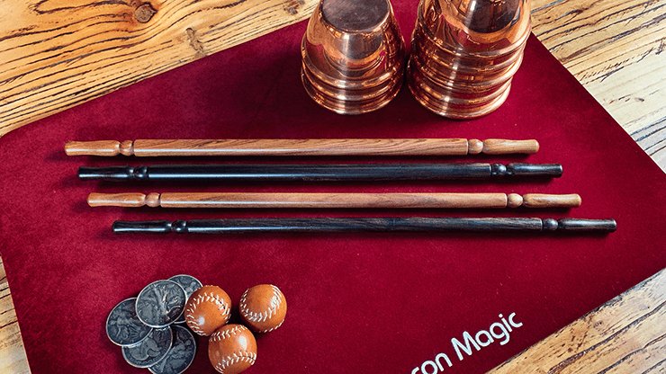 Wooden wand PRO by Harry He & Bacon Magic - Brown Bear Magic Shop