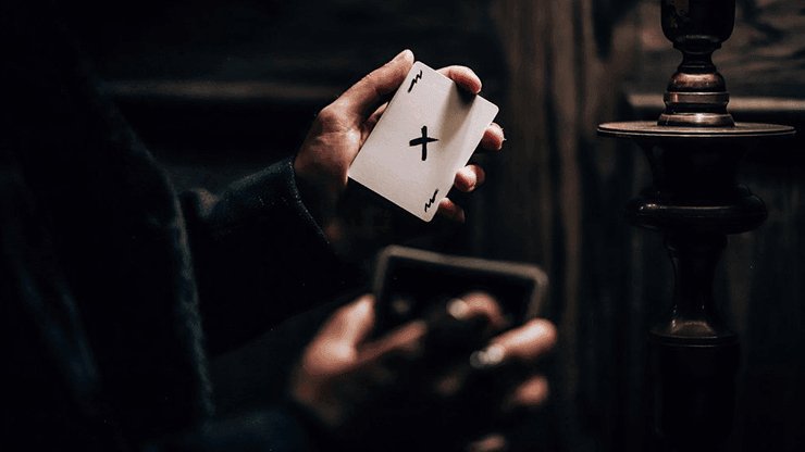 X Deck Playing Cards by Alex Pandrea - Black - Brown Bear Magic Shop
