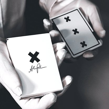 X Deck Signature Edition Playing Cards by Alex Pandrea - White - Brown Bear Magic Shop